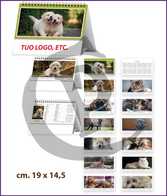 calendari-da tavolo 2024-personalizzati-Illustrati-da-scrivania-cani-e-gatti-ag2078